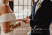Adora Bella //  Heart Script Font, a Handwritten Font by PeachCreme (Thumbnail 2 of 10)