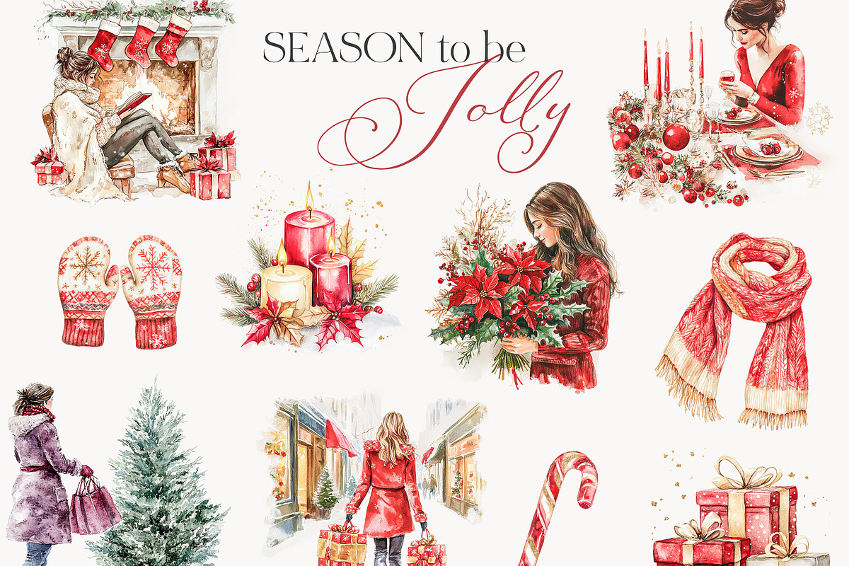 New! Winter Christmas Edition, a Seasonal Illustration by Isabelle Salem (Photo 117 of 227)