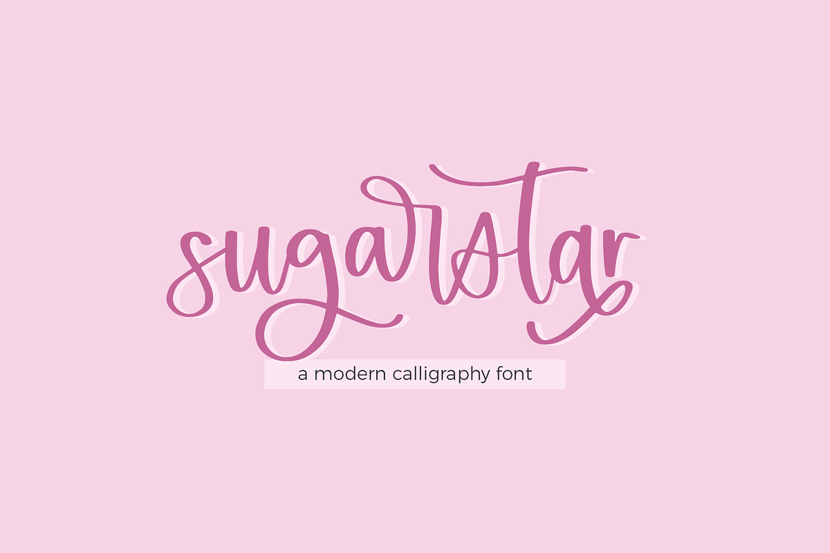 Sugarstar Script, a Handwritten Font by Beck McCormick (Photo 1 of 10)