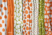 Happy pumpkins. Clipart and patterns, an Illustration by Baranovska (Thumbnail 4 of 7)