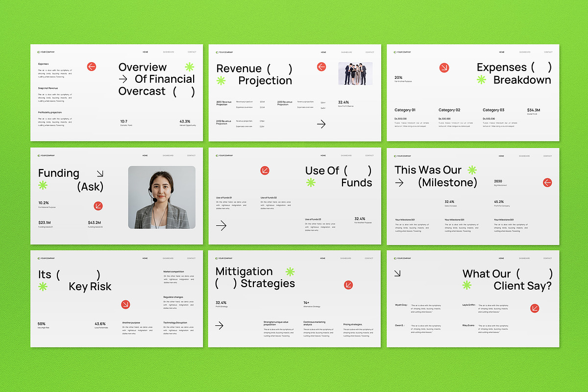 Business Pitch Deck Google Slide, a Presentation Template by graphicook