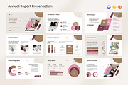 Annual Report Presentation Template, a Presentation Template by Slide_Genius1 (Thumbnail 1 of 8)