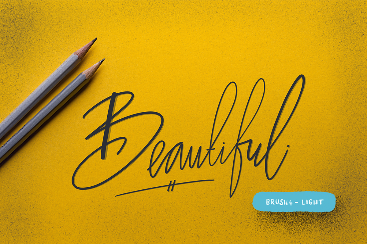 "The Lucky" Procreate lettering kit preview 6
