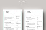Modern Resume & CoverLetter Template, a Resume Template by careerboutique (Thumbnail 2 of 6)
