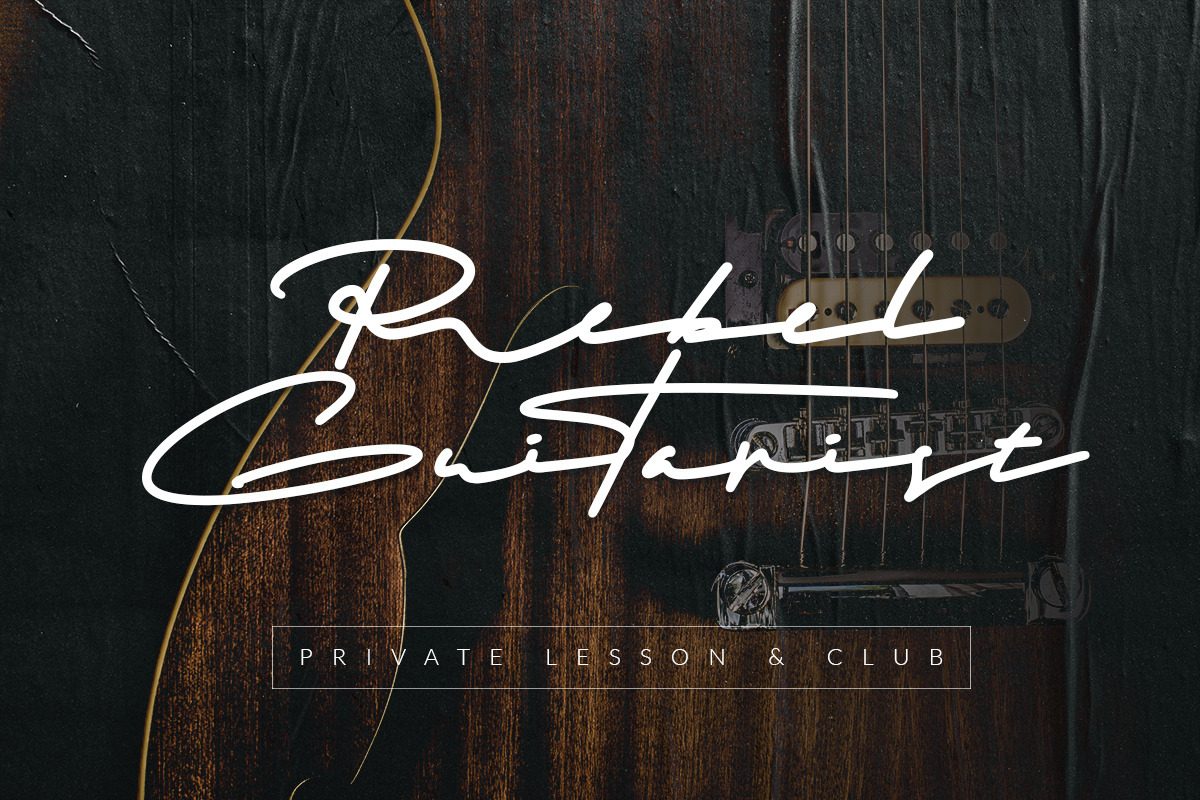 Gradation - Realistic Signature, a Script Font by Scratch Design (Photo 6 of 15)