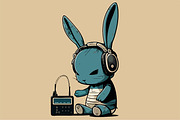 62 t-shirt designs. Big musical bund, an Animal Illustration by Fractal fonts & graphics (Thumbnail 47 of 63)