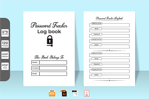 Password Notebook KDP Interior