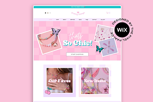 Wix Website Template - Pretty Things, a Wix Template by The Pixel Palace