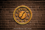 Old Iron On Brick Logo Mockup, a Mockup by WudelMbois Studio (Thumbnail 3 of 3)