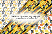 Happy Halloween digital paper set, a Pattern Graphic by Artmanata (Thumbnail 8 of 10)