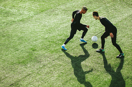 Soccer players in action on field, a Sports & Recreation Photo by Jacob Lund