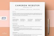 Modern ATS Resume Template, a Resume Template by MAM Design (Thumbnail 1 of 10)