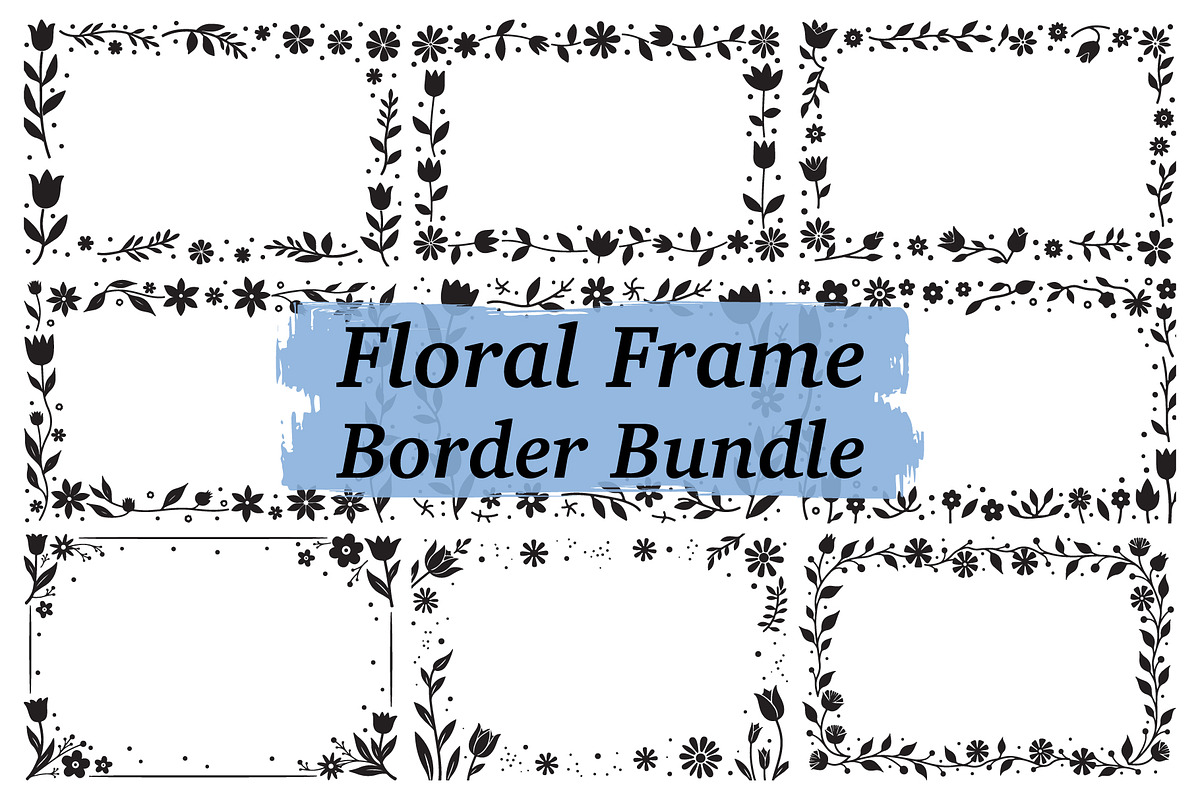 Botanical Frame SVG Collection, an Illustration by hafijul (Photo 10 of 10)