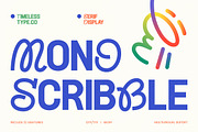 Mono Scribble Experimental Serif, a Serif Font by timelesstype.co (Thumbnail 1 of 10)