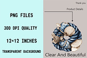 Watercolor Nautical Coastal Clipart, an Illustration by SVGArt (Thumbnail 4 of 9)