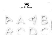Isolated Painted Wood Letters Object, an Object Graphic by creatsy5 (Thumbnail 2 of 5)