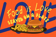 Quick Takeaway fast food fonts, a Sans Serif Font by Fat Hamster (Thumbnail 10 of 17)