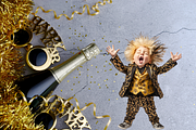 CRAZY NEW YEAR KIDS CLIPART PACK, a Person Illustration by Daring Digies (Thumbnail 6 of 7)