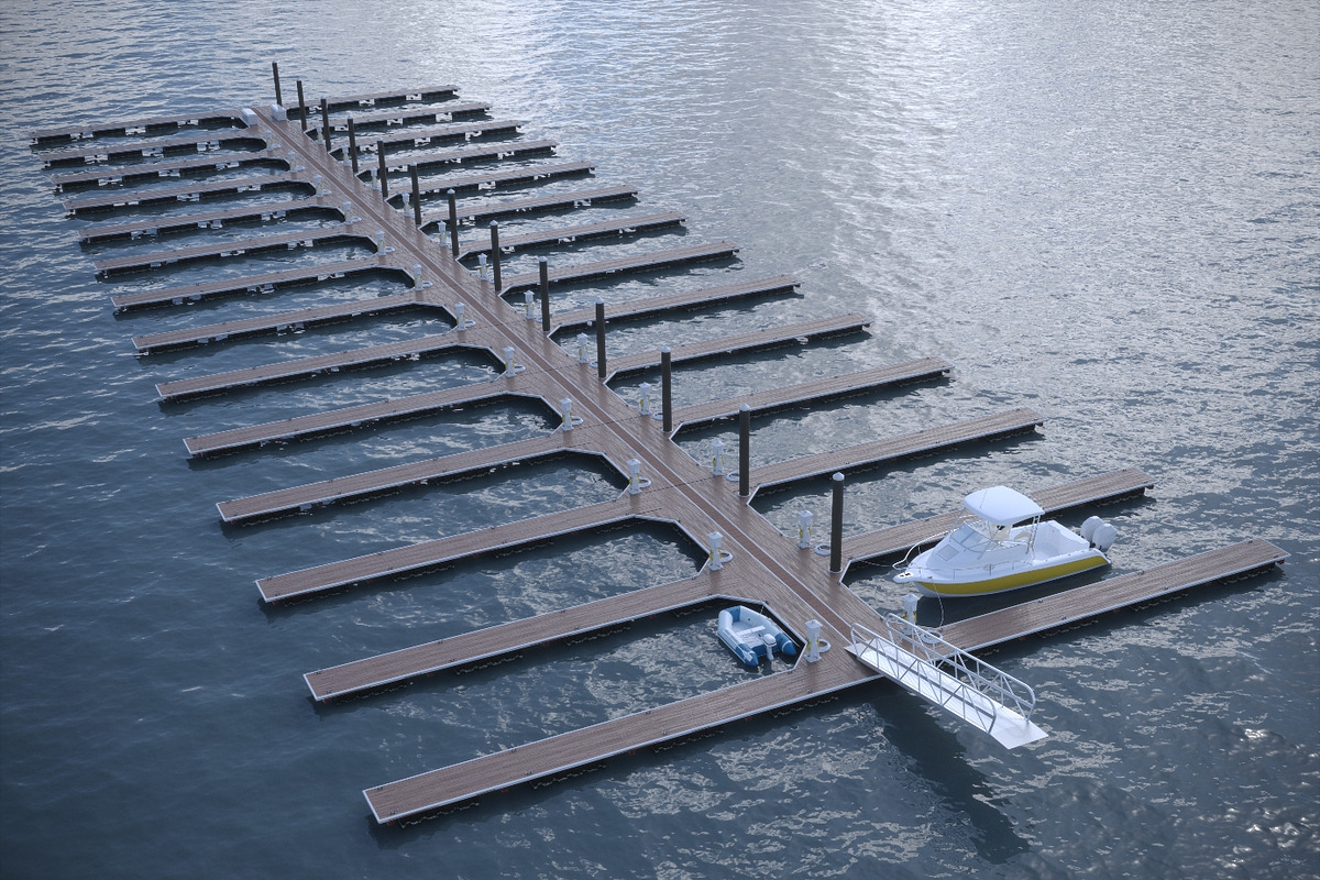 Marina - Boat Slips - Floating Dock, an Object 3D Model by RoHo Productions (Photo 20 of 39)