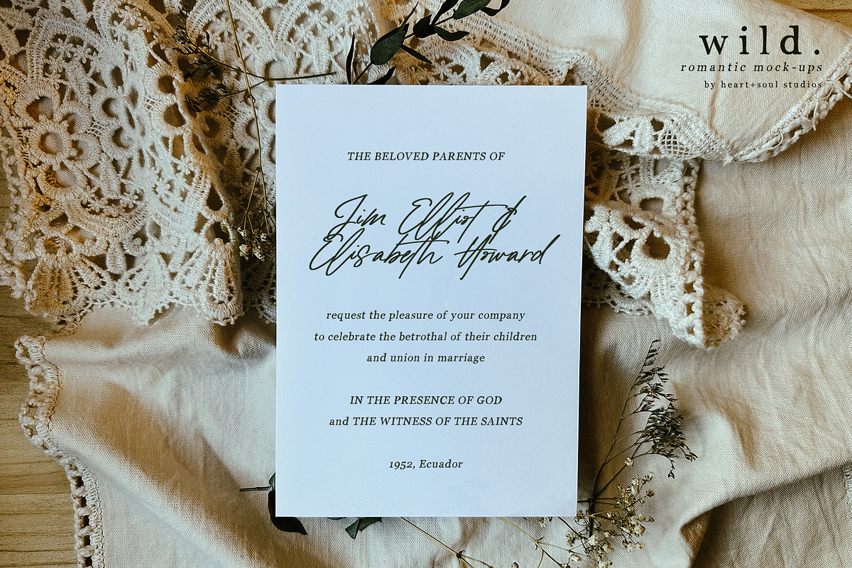 wild | romantic mock-ups, a Mockup by Heart + Soul Studios (Photo 5 of 7)