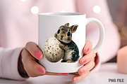 Whimsical Easter Bunny Clipart, an Illustration by Craft Nest (Thumbnail 5 of 5)