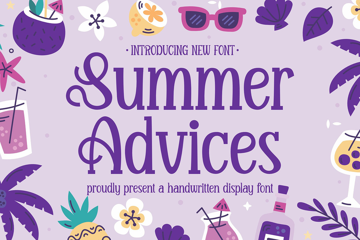 Summer Advices | Handwritten Display, a Serif Font by Idea Studio (Photo 1 of 10)