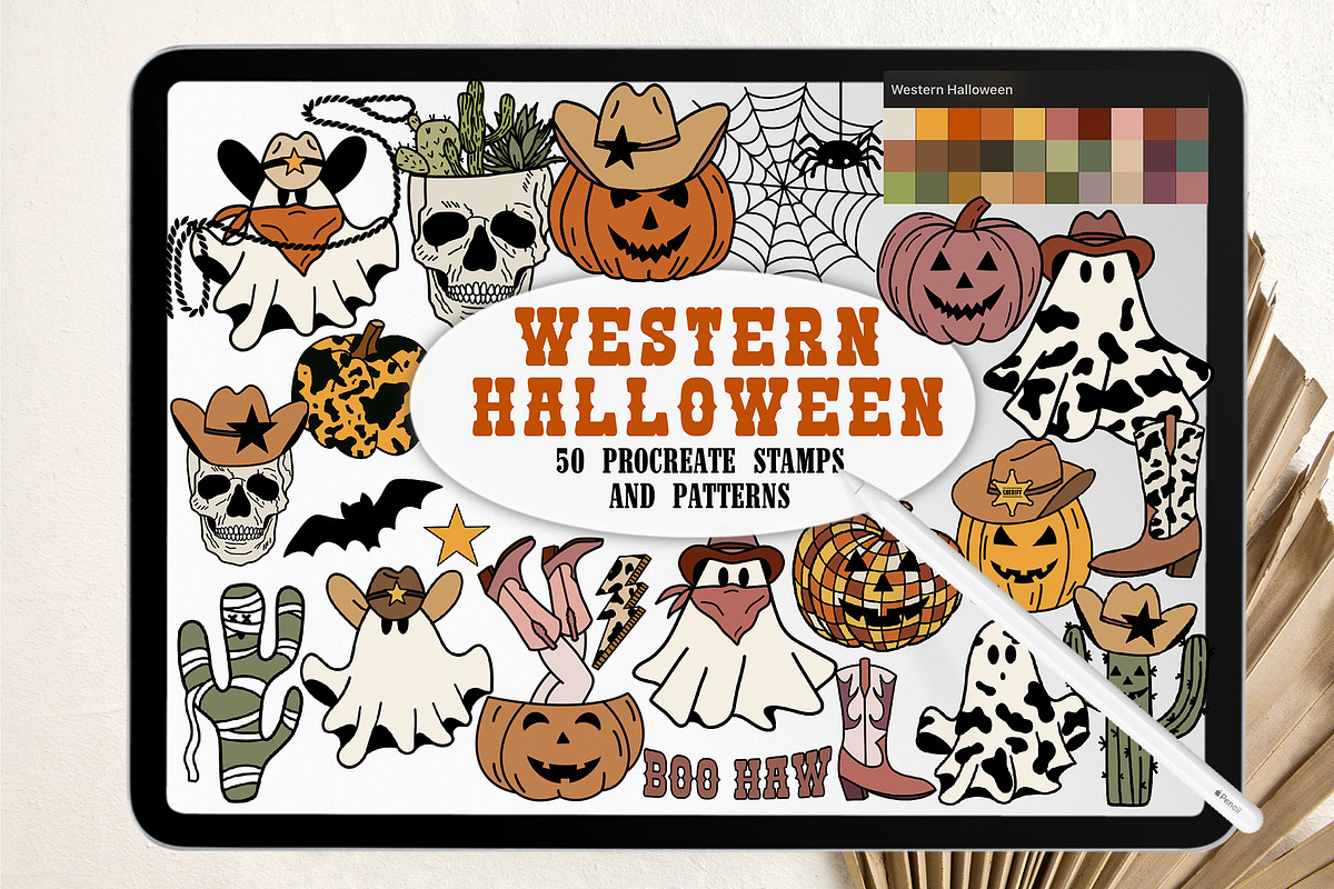 Western Procreate Bundle Brushes, a Brush Add-On by Brush Lab (Photo 4 of 9)