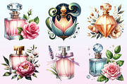 Watercolor Perfume Clipart., a Graphic by CitraGraphics (Thumbnail 3 of 4)