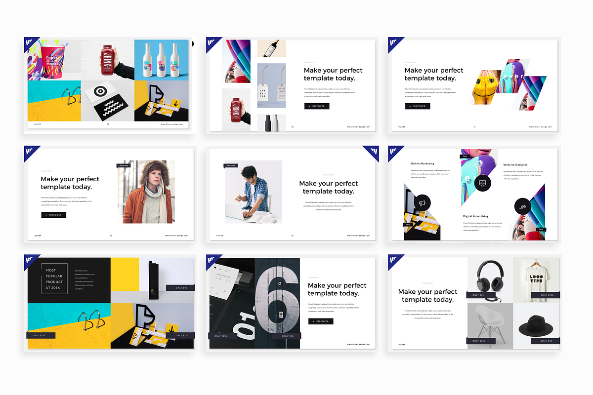 Oliver Powerpoint template, a Presentation Template by Mikokit (Photo 5 of 16)
