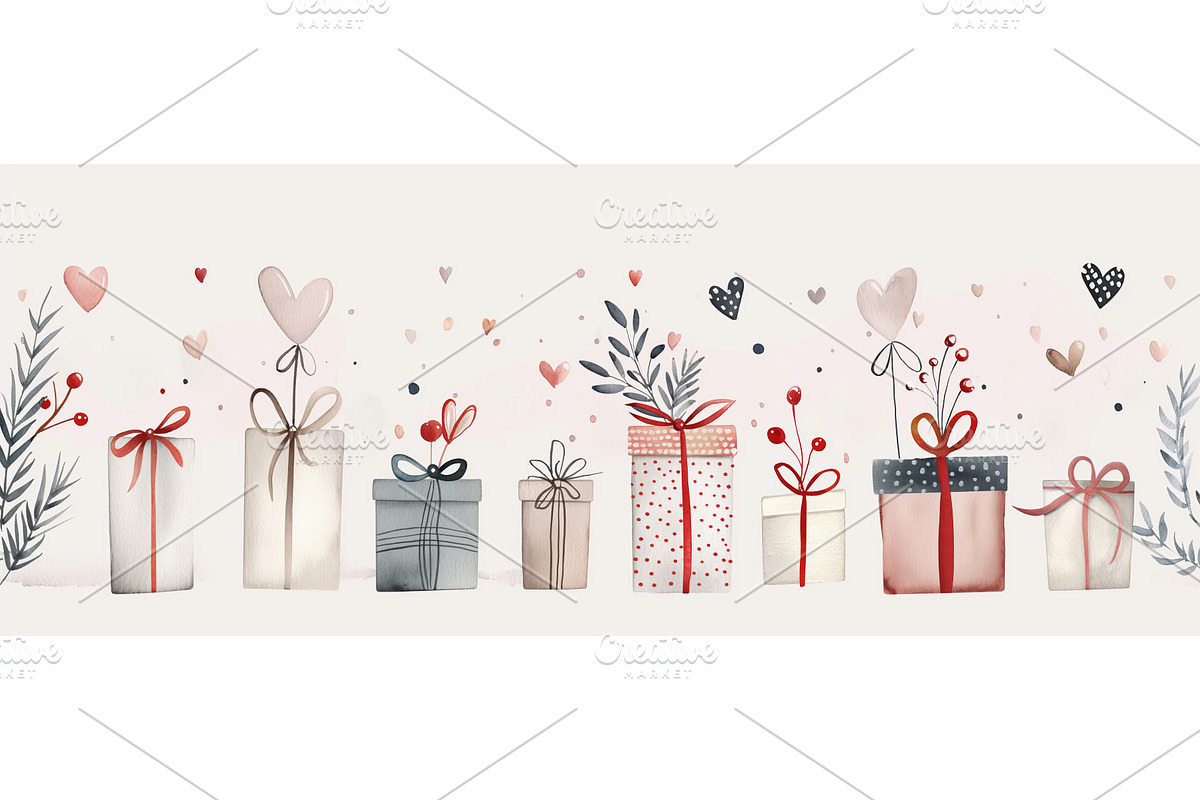 Gifts Design Background, an Object Illustration by BazziBa♥