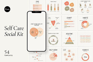 Self-Care Instagram Template - Canva