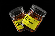 Brown Jar Label Mockup Pack, a Cups & Container Mockup by Elite Mockups (Thumbnail 2 of 4)