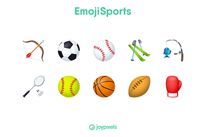 Emoji Sports Icons By JoyPixels