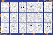 Halloween Coloring Book, a Seasonal Illustration by Line Store (Thumbnail 3 of 4)