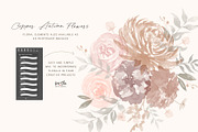 Copper Autumn Flowers, an Illustration by Kim Thoa Designs (Thumbnail 6 of 10)