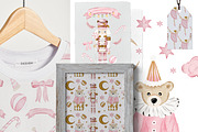 Candy Christmas Nursery Collection, a Decorative Illustration by Pati Paints (Thumbnail 3 of 13)
