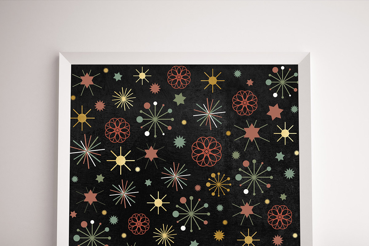 Chalk & Gold Merry Christmas Papers, a Texture Graphic by Chus Moreno Studio (Photo 5 of 6)