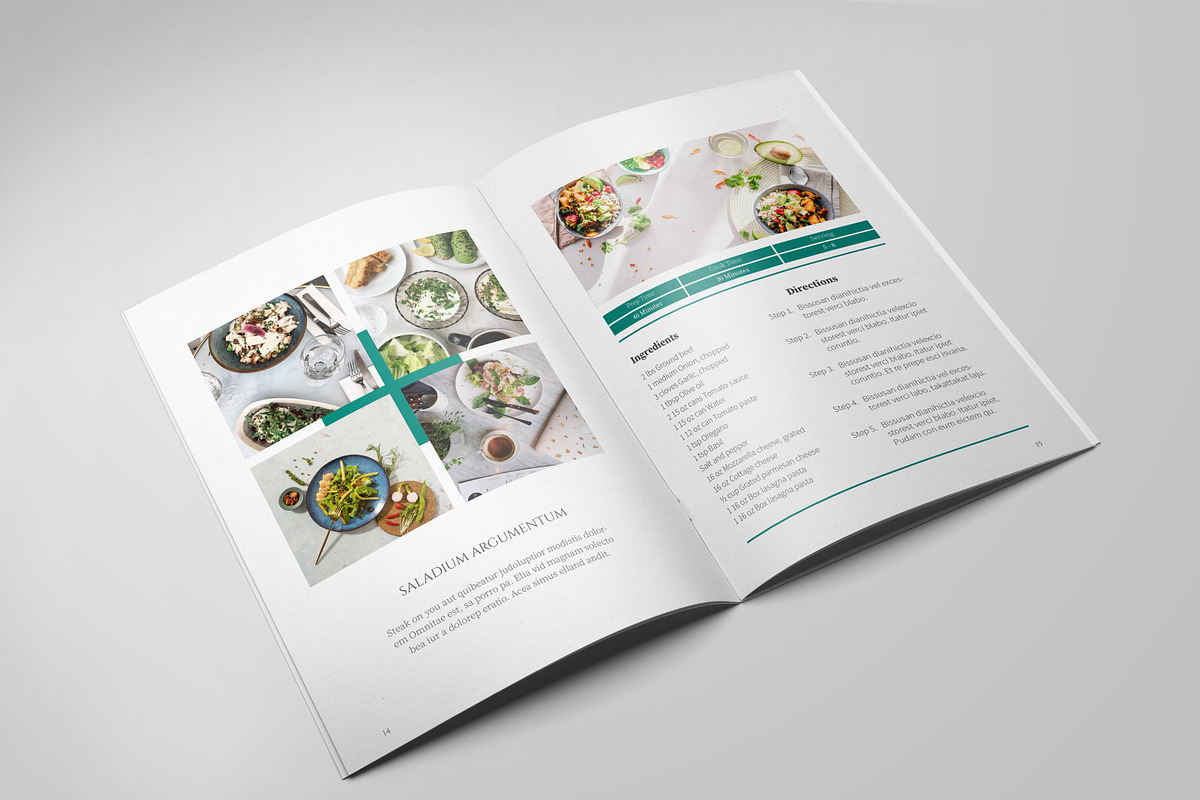A5 Recipe Book, a Brochure Template by Bookrak Graphic Design (Photo 8 of 16)