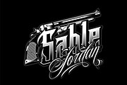 VMF GoldMiner, a Blackletter Font by VictorSteins|vmffont.com (Thumbnail 2 of 5)