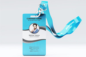 Identity Card Psd Template