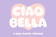Ciao Bella - Bold Bubble Font, a Sans Serif Font by ariodsgn (Thumbnail 1 of 10)