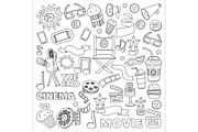 It's movie time! Big vector set, a Pattern Graphic by Art Loft (Thumbnail 16 of 16)