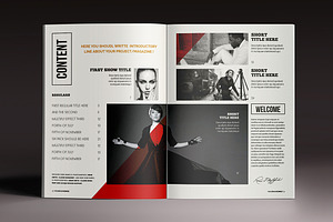 8 InDsgn Magazine Brochure Templates