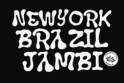 Bowe Glued - Liquid Display Typeface, a Handwritten Font by Ideal Eksis (Thumbnail 3 of 8)