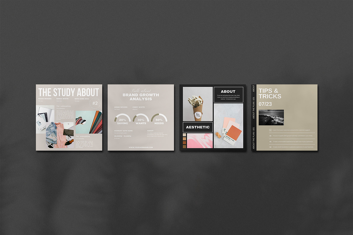 TARA | Branding kit, a Social Media Template by Analogi Studio (Photo 7 of 9)
