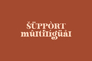 Letter Magic - Retro Serif Font, a Serif Font by HansCo Studio (Thumbnail 11 of 11)
