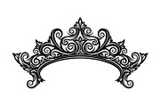 Vintage Crown Ornament Bundle, an Illustration by Designer_Momina (Thumbnail 9 of 31)