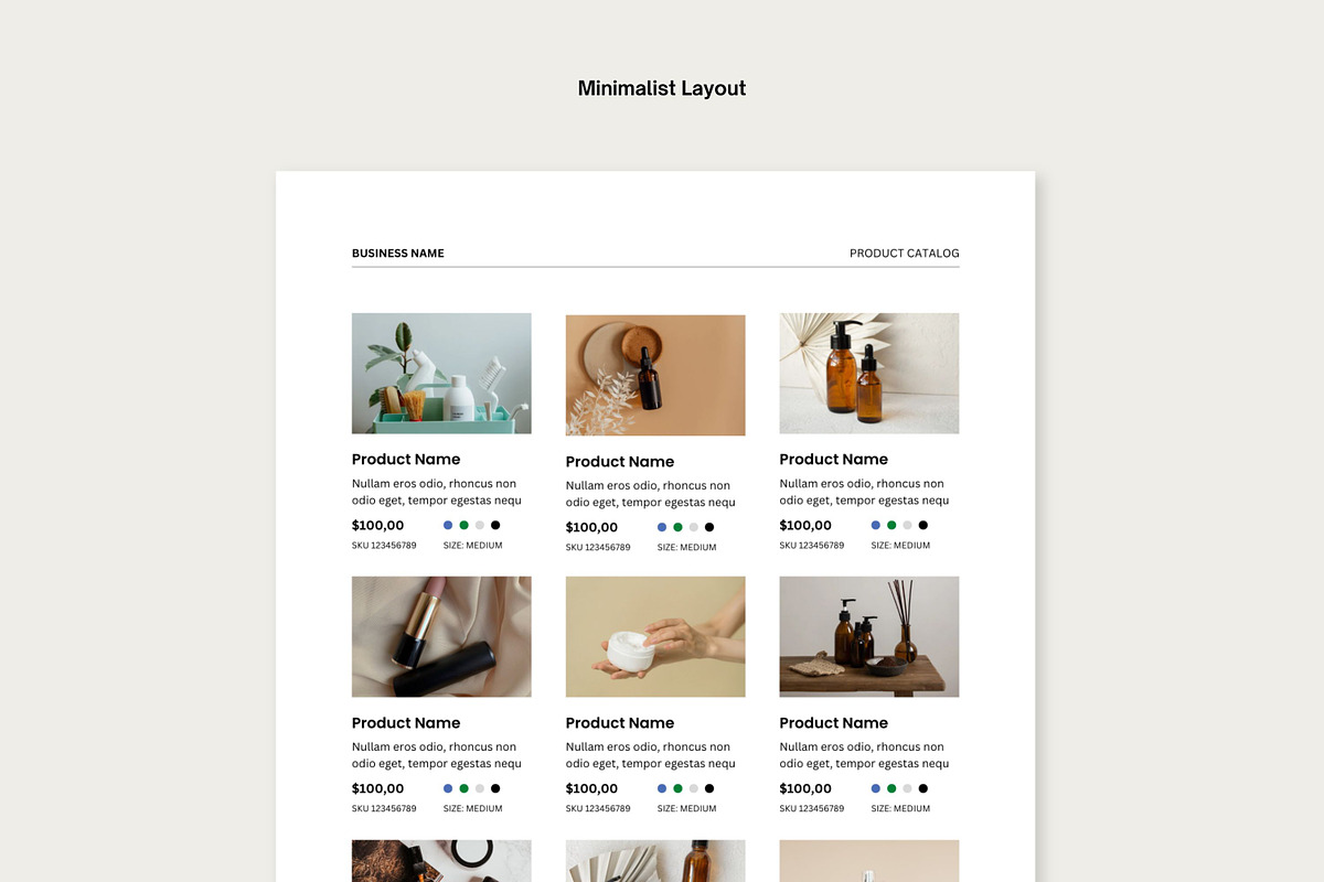 Product Catalog Canva Templates preview 6
