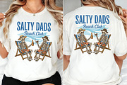 Funny Skeleton Salty Dads Beach Club, an Illustration by OK Design (Thumbnail 5 of 5)