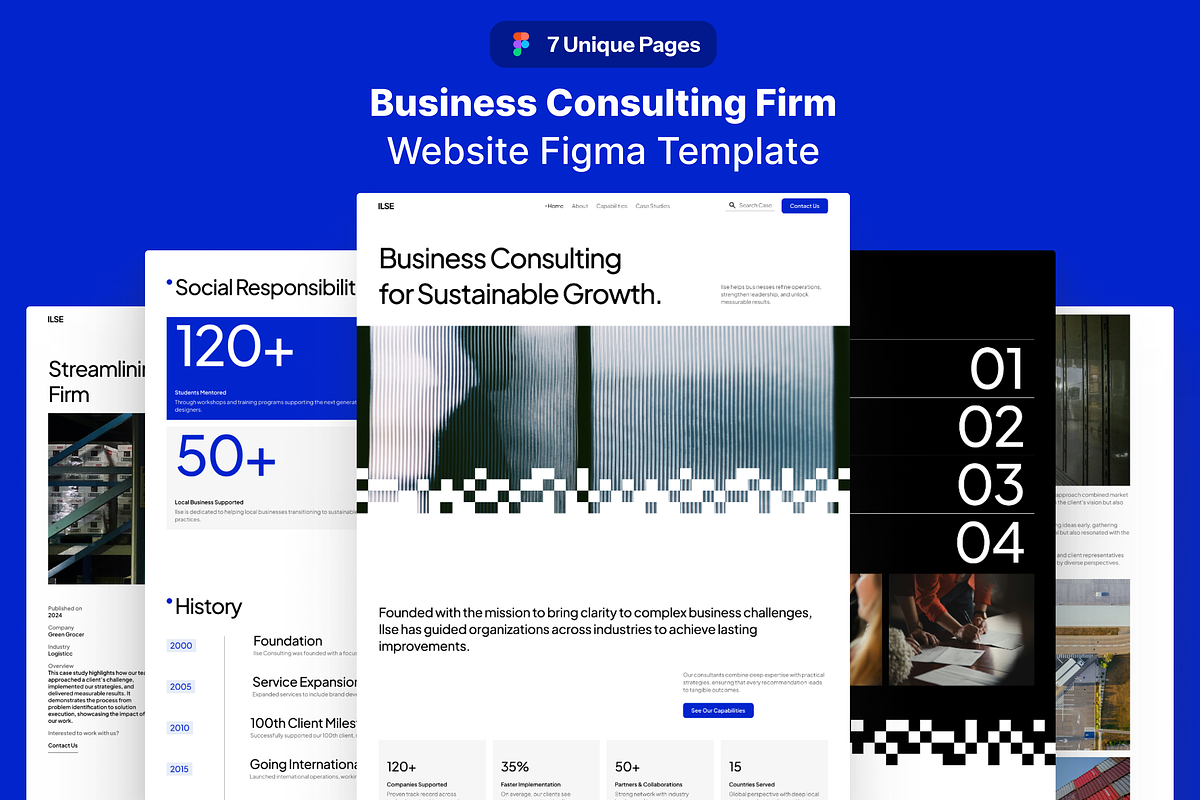 Consulting Firm Figma Template
